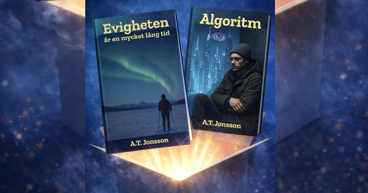 Två av mina böcker finns nu ute med mitt nya författarnamn